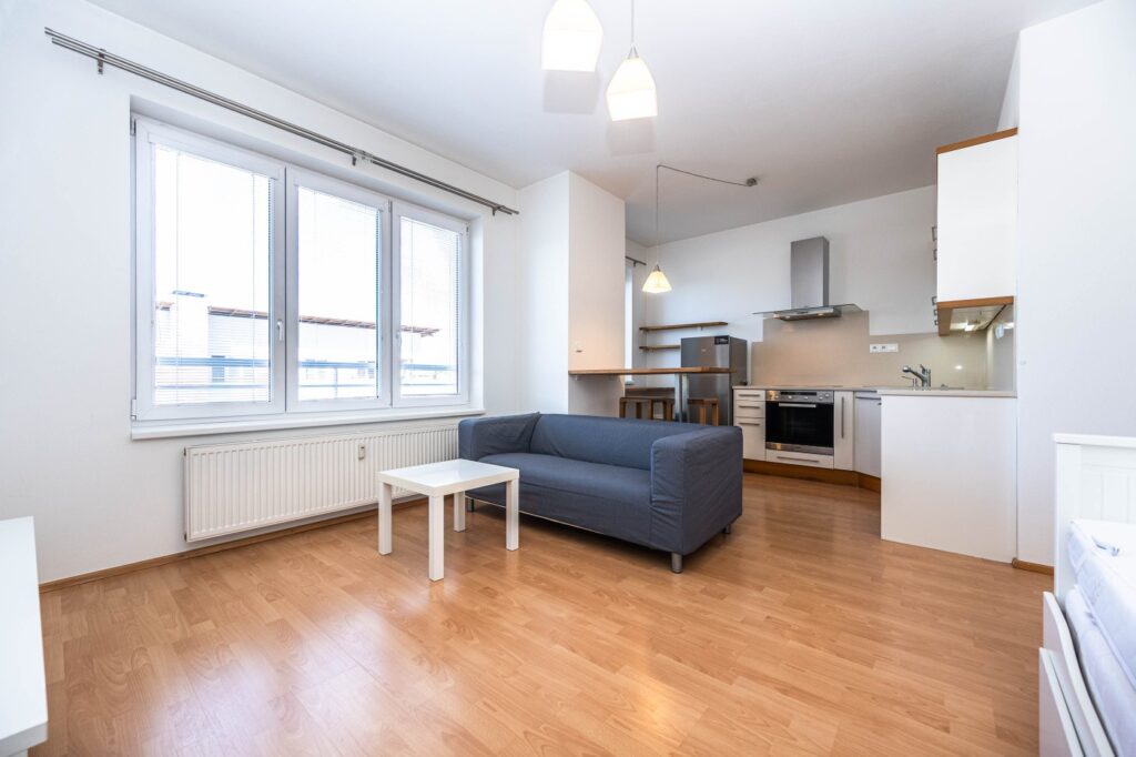 Pronájem zařízeného bytu 1+kk, ul Mattioliho