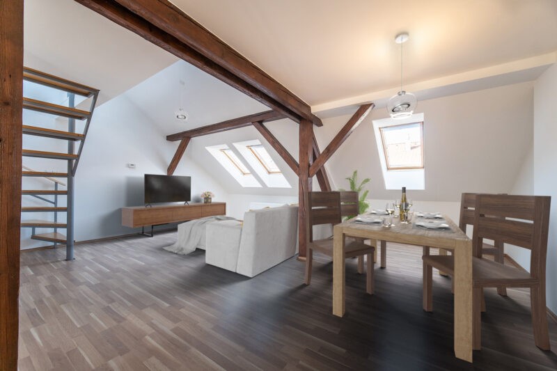 Atypický mezonetový byt